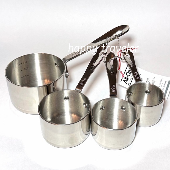 ALL-CLAD Stainless-Steel Measuring Cups - Picture 1 of 7